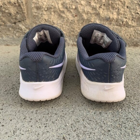 NIKE Star Runner Sneakers Toddler 6 6C Black Blue Running Shoes Unisex Girl Boys - Picture 5 of 9